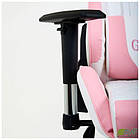 Крісло VR Racer Original Grand білий/рожевий, фото 2