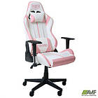 Крісло VR Racer Original Grand білий/рожевий, фото 5