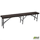 Лавка складана Джилі пластик Rattan Brown, фото 5