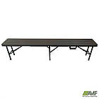 Лавка складана Джилі пластик Rattan Brown, фото 6