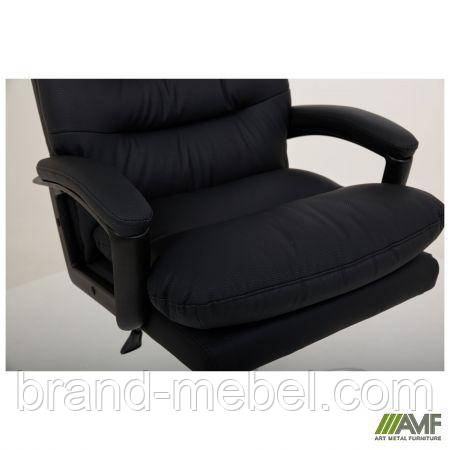 Крісло керівника Armani шкірозамінник чорний, фото 1