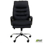 Крісло керівника Armani шкірозамінник чорний, фото 8