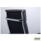 Крiсло Slim FX HB Хром Tilt WAX Black Grey, фото 3