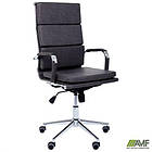 Крiсло Slim FX HB Хром Tilt WAX Black Grey, фото 5