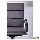 Крiсло Slim FX HB Хром Tilt WAX Black Grey, фото 10