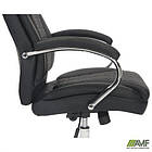 Крісло керівника Lester шкірозамінник чорний, фото 2