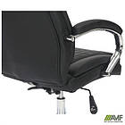 Крісло керівника Lester шкірозамінник чорний, фото 4