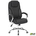 Крісло керівника Lester шкірозамінник чорний, фото 5