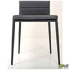 Стілець Сицилія НЬЮ чорний Шкiрозамiнник чорний, фото 3