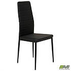 Стілець Сицилія НЬЮ чорний Шкiрозамiнник чорний, фото 6