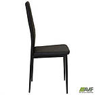 Стілець Сицилія НЬЮ чорний Шкiрозамiнник чорний, фото 8