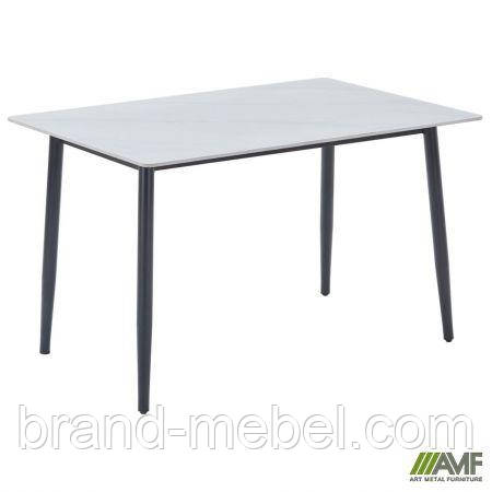 Обідній стіл Sherman біло-сірий 120*80*75, фото 1