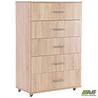 Комод Roma R-401 (735х405х1150) Дуб cонома, фото 5