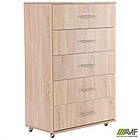 Комод Roma R-401 (735х405х1150) Дуб cонома, фото 6