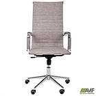Крiсло Slim HB Хром Tilt WAX Light Grey, фото 7