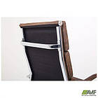 Крiсло Slim FX HB Хром Tilt WAX Coffee, фото 4