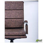 Крiсло Slim FX HB Хром Tilt WAX Coffee, фото 10