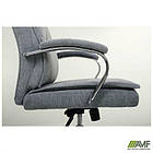 Крісло керівника Olimpic тканина сіра, фото 2