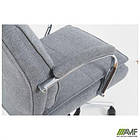 Крісло керівника Olimpic тканина сіра, фото 3