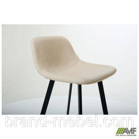 Стілець барний Clint шкірозамінник кремовий, фото 1