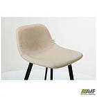 Стілець барний Clint шкірозамінник кремовий, фото 2