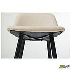 Стілець барний Clint шкірозамінник кремовий, фото 4