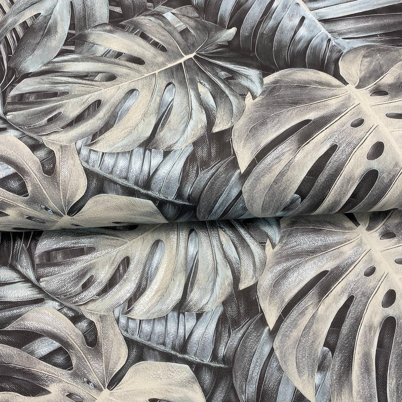 Шпалери на паперовій основі чорні Слов'янські шпалери Colorit В227 0.53м х 10,05м (5265-10), фото 1