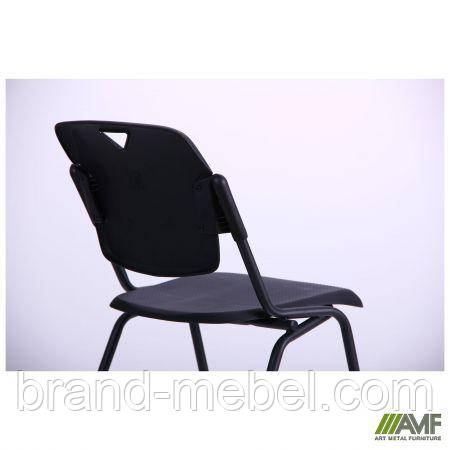 Стілець Рольф чорний пластик чорний, фото 1