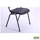 Стілець Рольф чорний пластик чорний, фото 2