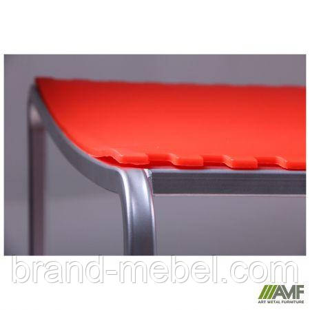Стілець Санта-Фе (Кафе-1) алюм пластик червоний, фото 1