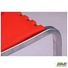 Стілець Санта-Фе (Кафе-1) алюм пластик червоний, фото 2