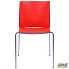 Стілець Санта-Фе (Кафе-1) алюм пластик червоний, фото 8