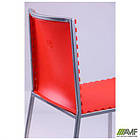 Стілець Санта-Фе (Кафе-1) алюм пластик червоний, фото 10