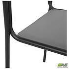 Стілець Аскона чорний Шкiрзам сірий, фото 2