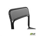 Стілець Аскона чорний Шкiрзам сірий, фото 9