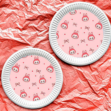 "Лабубу" - Тарілочки 18 см (упаковка 8 шт)