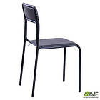 Стілець Аскона чорний ПВХ чорний, фото 10