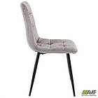 Стілець Cherry-C чорний/вельвет сірий, фото 7