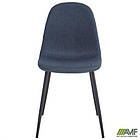 Стілець Лучія чорний зелено-синій, фото 2