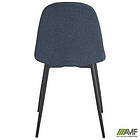 Стілець Лучія чорний зелено-синій, фото 3