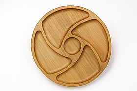 Дерев'яна менажниця «Samurai» 30 см