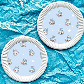"Лабубу" - Тарілочки 18 см (упаковка 8 шт)