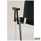 Стілець Ізо хром А-1 з підлокітником, фото 2