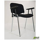 Стілець Ізо хром А-1 з підлокітником, фото 3