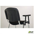 Стілець Ізо хром А-1 з підлокітником, фото 4