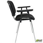 Стілець Ізо хром А-1 з підлокітником, фото 8