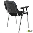 Стілець Ізо хром А-1 з підлокітником, фото 9