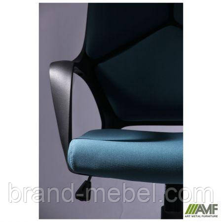 Крісло Urban HB чорний, тк.синій, фото 1