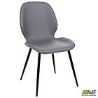 Стілець Percy чорний/шкірозамінник сірий, фото 5