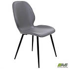 Стілець Percy чорний/шкірозамінник сірий, фото 6